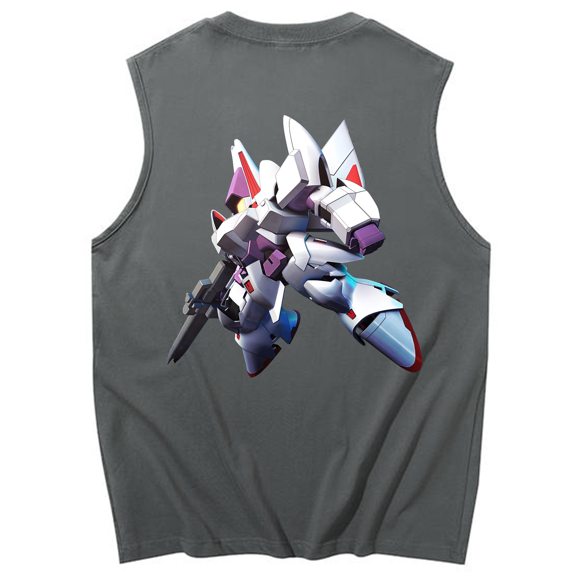 （画像用） 機動戦士ガンダム Mobile Suit Gundam コットン100％タンクトップ（背面プリント）